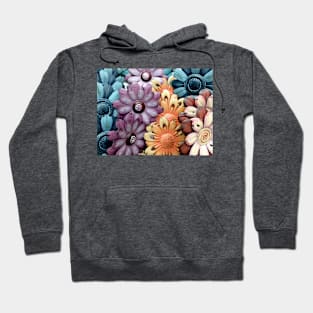 Colourful Decorative Flowers Hoodie